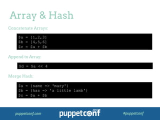 Loops and Unicorns - The Future of the Puppet Language - PuppetConf ...
