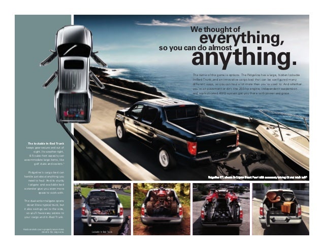Dch Honda Temecula >> 2013 Honda Ridgeline Brochure | DCH Honda of Temecula Dch Honda Temecula >> 2013 Honda Ridgeline Brochure | DCH Honda of Temecula