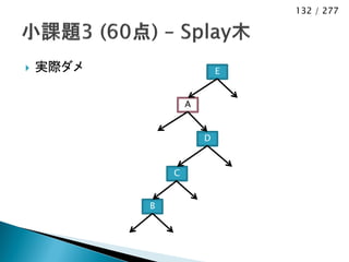 132 / 277




   実際ダメ                   E


                   A


                       D


               C


           B
 
