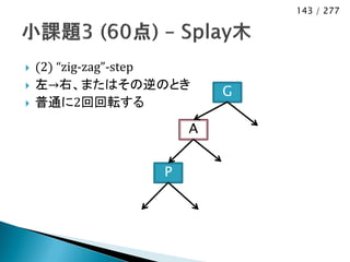 143 / 277




   (2) “zig-zag”-step
   左→右、またはその逆のとき
                          G
   普通に2回回転する

                      A


                  P
 
