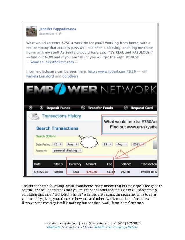 What is spam detection picture