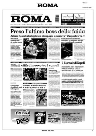 PRIME PAGINE   7
 