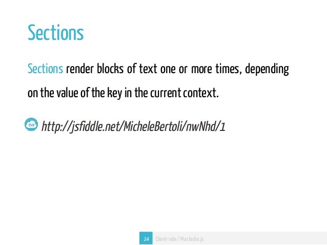 #6 Template Engine: Mustache js #6 Template Engine: Mustache js