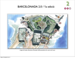 BARCELONADA 2.0 / 1a edició

imatge de Svasky, a Barcelona Metròpoli n.88 reproduïda amb permís de l’autor

divendres 10 de gener de 14

2

 