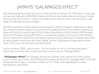 (c) 2015 Eurotechnology Japan KK www.eurotechnology.com Japan’s telecom markets (Version 66) July 6 2015
E-JAPAN AND U-JAPAN
AND
NATIONAL POLICY
12
 