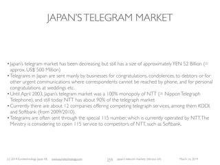 (c) 2015 Eurotechnology Japan KK www.eurotechnology.com Japan’s telecom markets (Version 66) July 6 2015
3G IN JAPAN
169
 