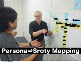 Persona?Sroty Mapping
13116ˮ
 
