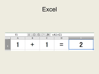 Excel
 