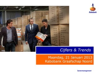 Cijfers & Trends
 Maandag, 21 Januari 2013
Rabobank Graafschap Noord

                 Sectormanagement
 