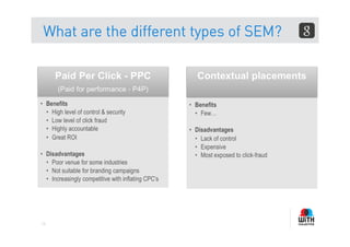 What are the different types of SEM?




13
 