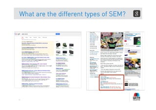 What are the different types of SEM?




14
 