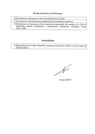 Ordre du jour conseil CUS