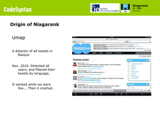 Niagarank
         IE – MDJ
         2013.01




References
 