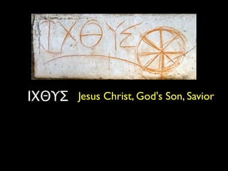    Jesus Christ, God's Son, Savior
 