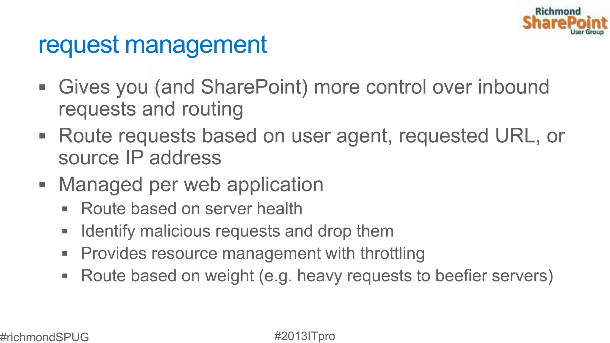 request management
 