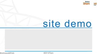 site demo
 