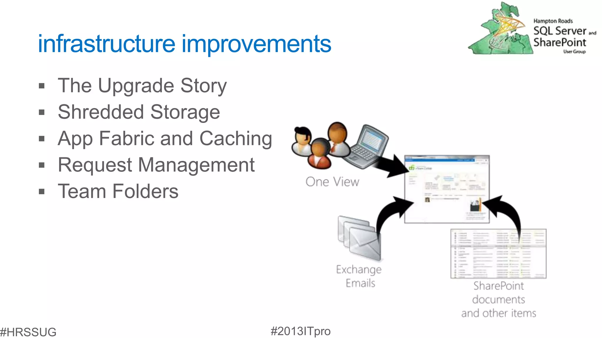 infrastructure improvements
 
