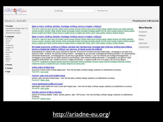 http://ariadne-eu.org/
 