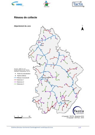 Schéma directeur territorial d’aménagement numérique du Jura p. 6 
 