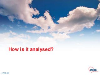 How is it analysed?



© IPCRG 2007
 