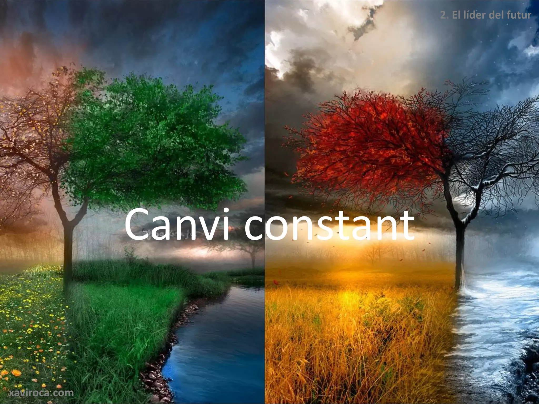 2. El líder del futur




               Canvi constant


xaviroca.com
 