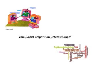 © Microsoft




              Vom „Social Graph“ zum „Interest Graph“
 