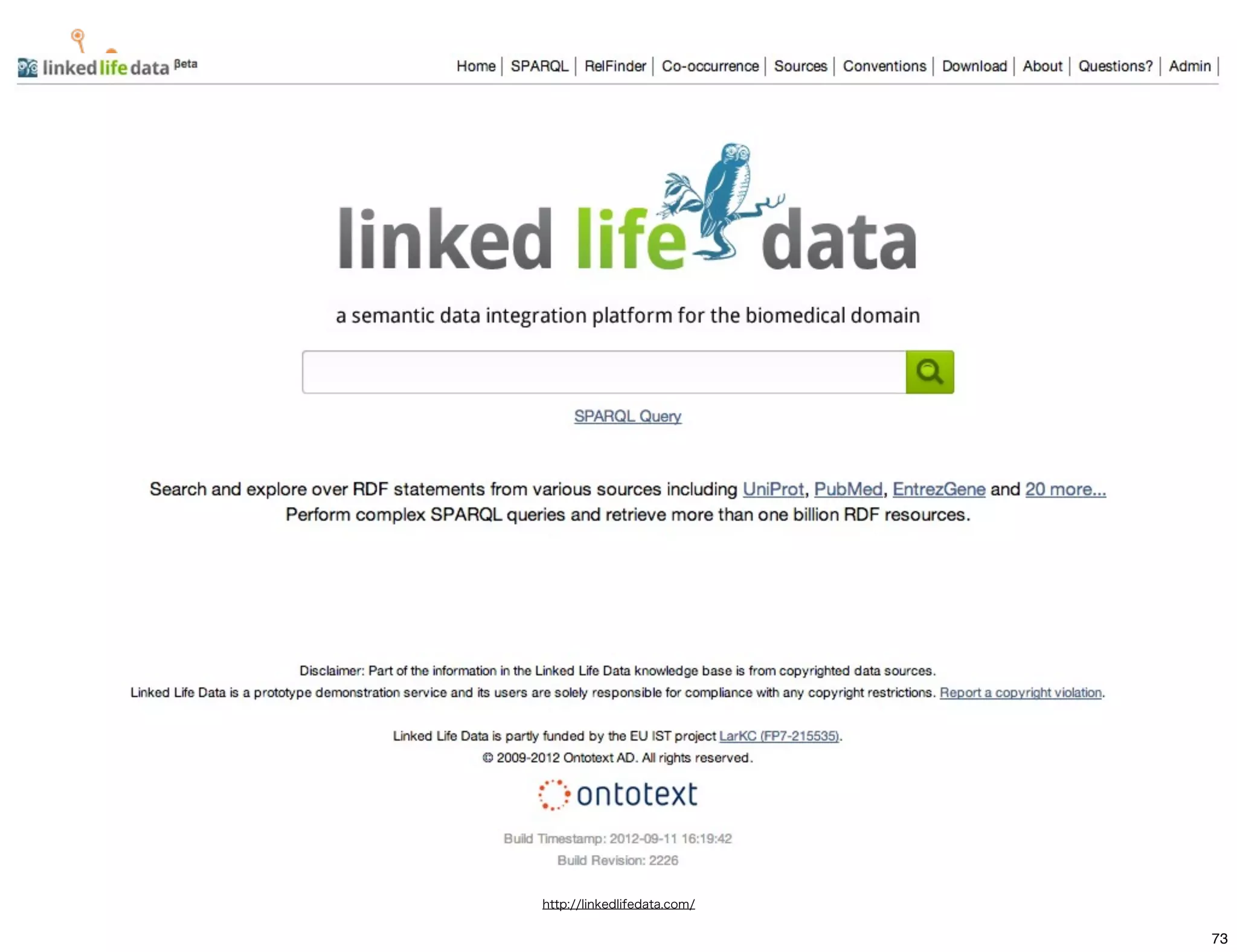 http://linkedlifedata.com/

                             73
 