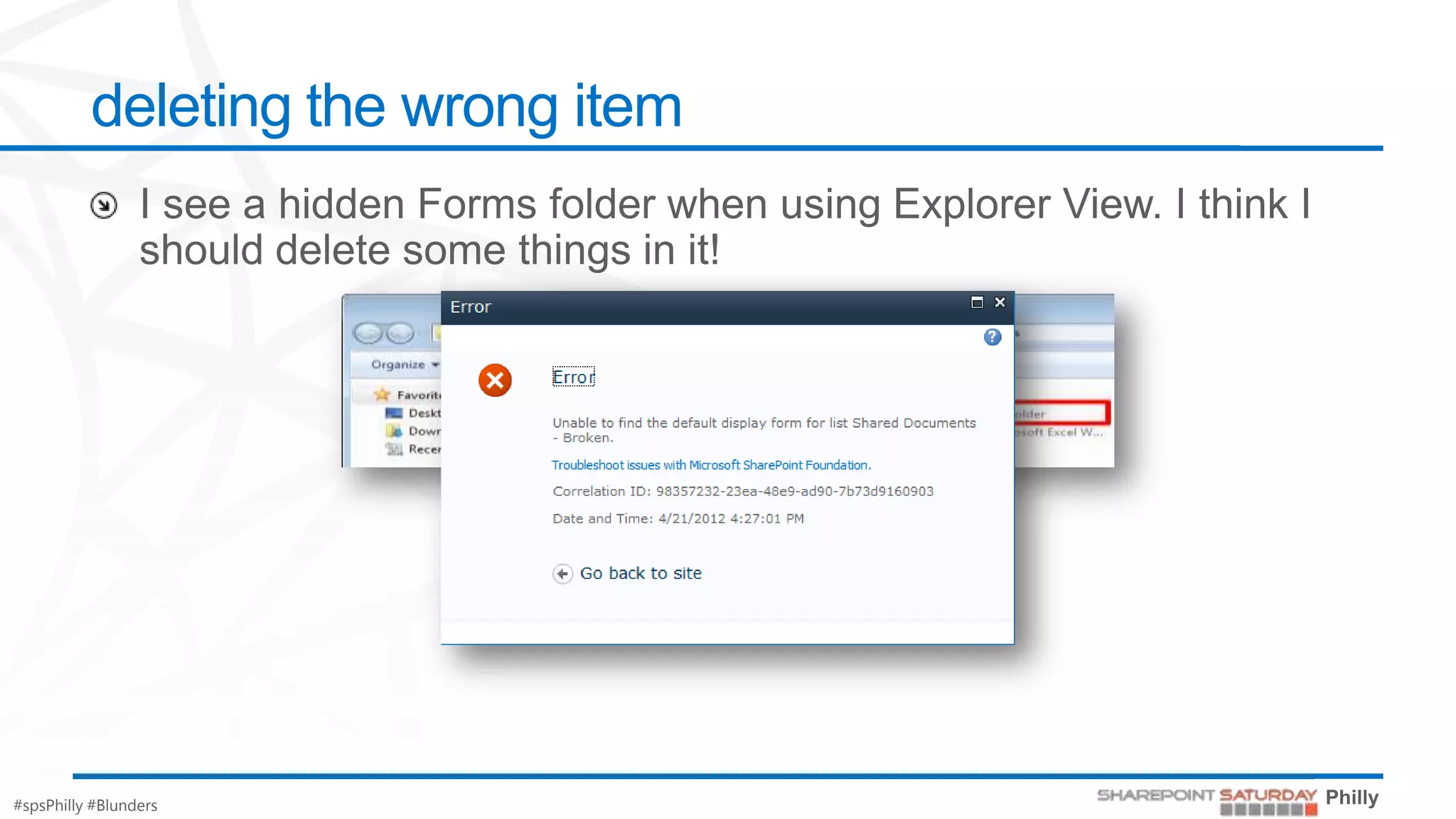 deleting the wrong item




#spsPhilly #Blunders
 