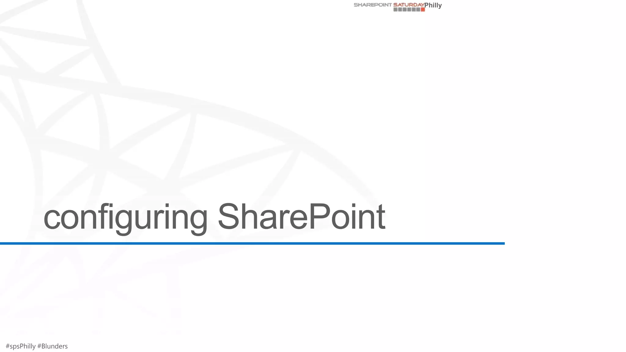 #spsPhilly #Blunders
 