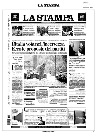 PRIME PAGINE   9
 