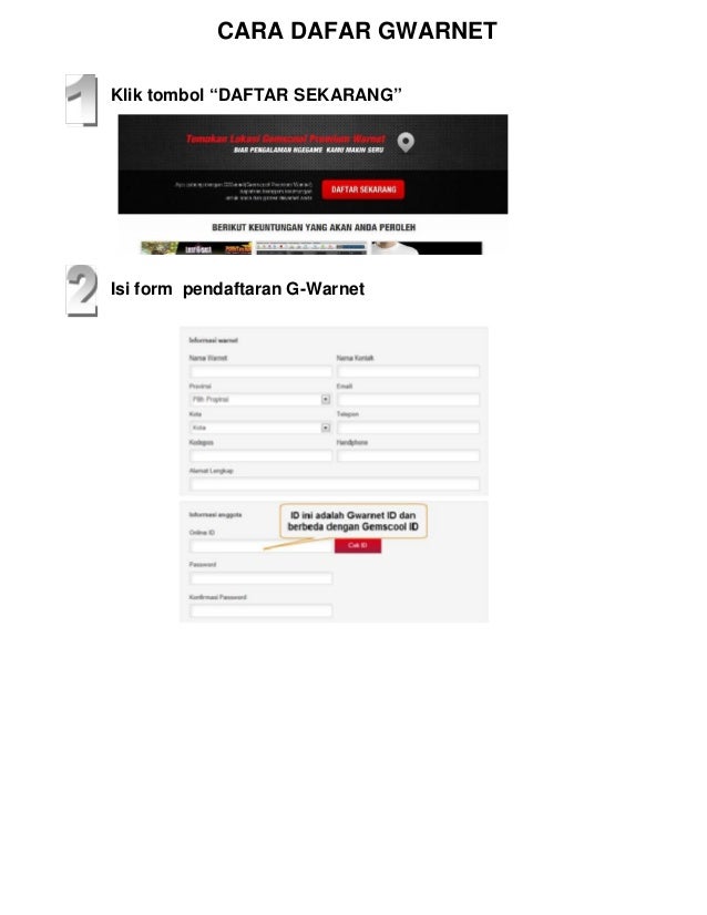 Cara Membuat Gwarnet Dengan