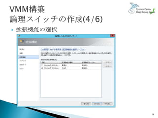    拡張機能の選択




              14
 