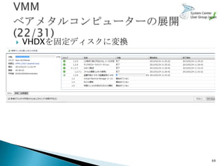   VHDXを固定ディスクに変換




                     69
 