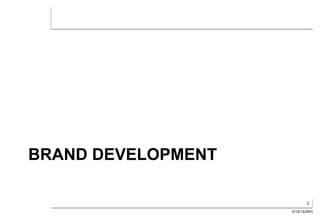 BRAND DEVELOPMENT

                           3
                    3/13/13/ZKH
 
