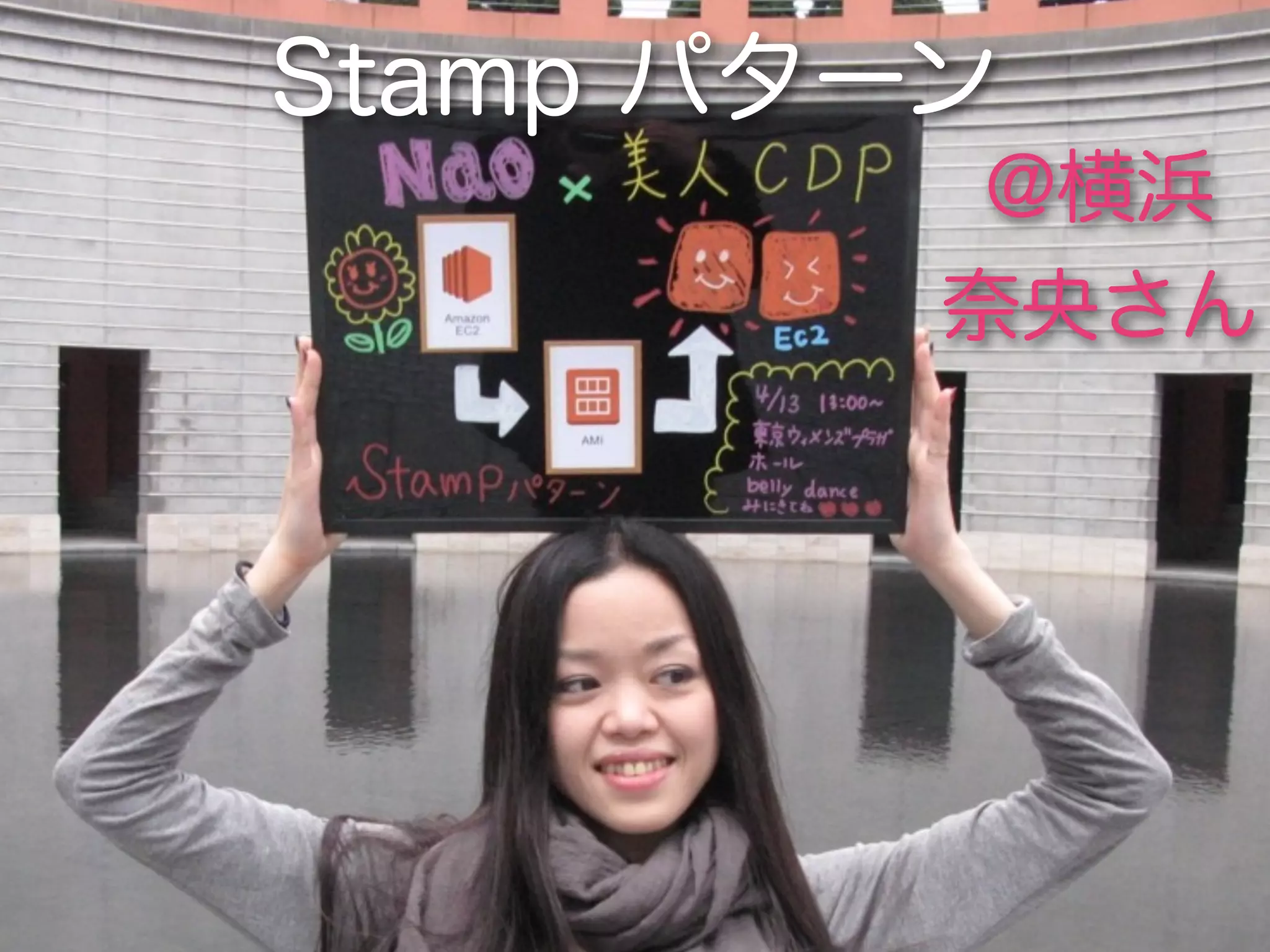 Stamp パターン
          @横浜
         奈央さん
 