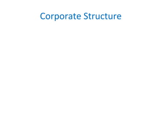 Corporate Structure
 