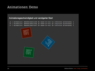 Animationen: Demo




133                 Kochan & Partner Brand Design Development
 