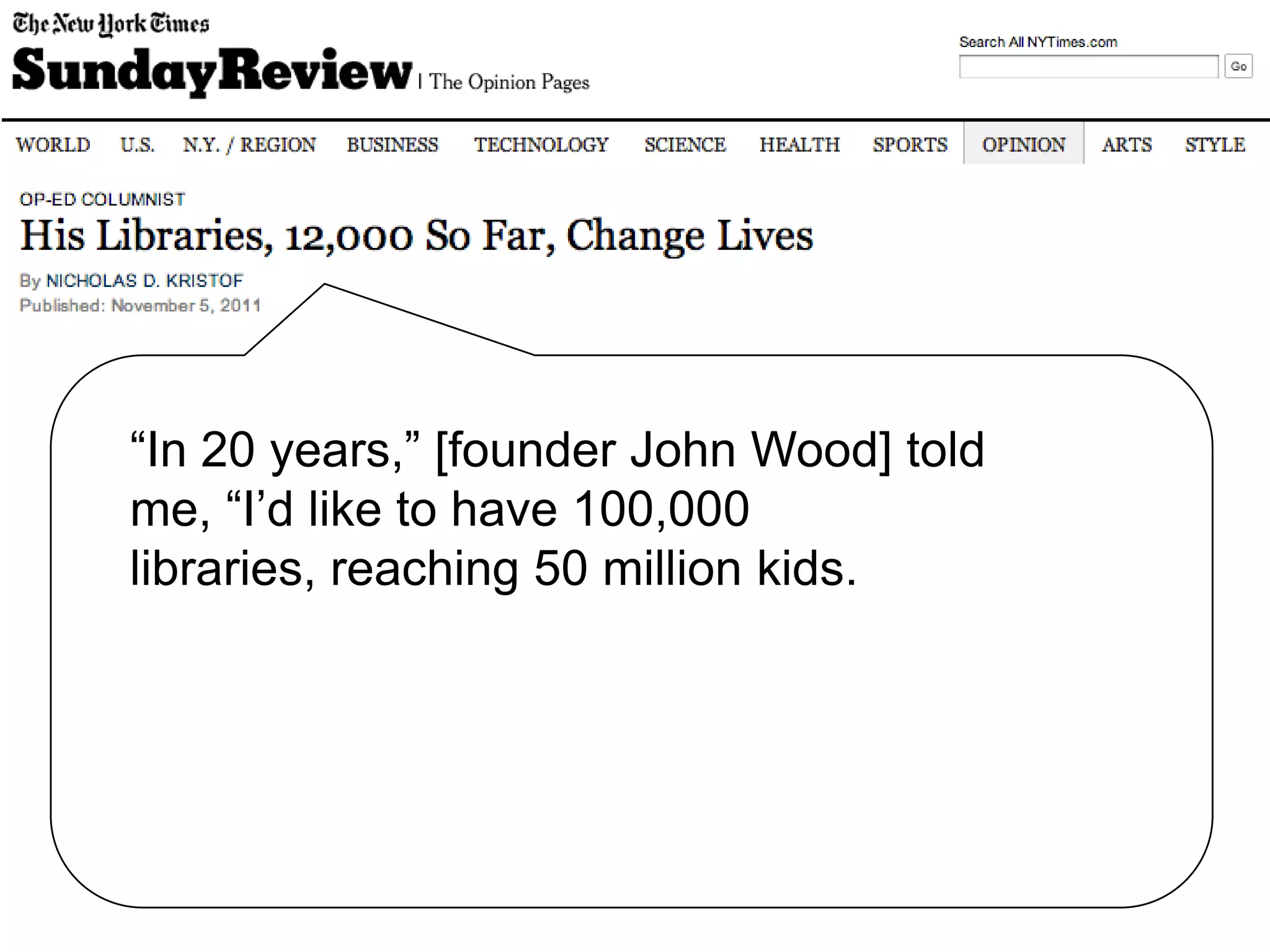 CULTURAL IMPOVRISHMENT ISN’T
JUST A 3RD WORLD THING
IT EXISTS EVERYWHERE
 