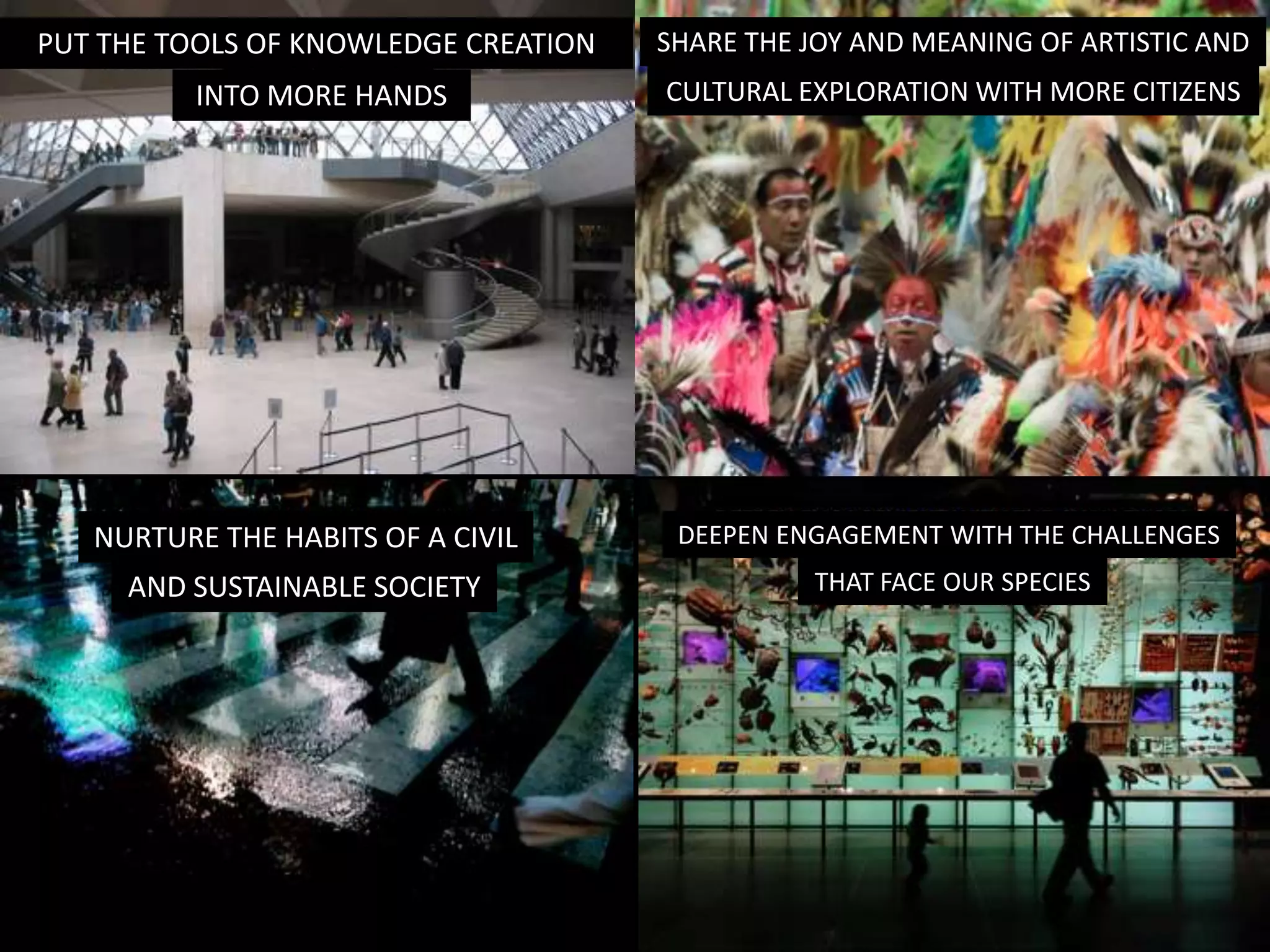 Many museum visits are...
 