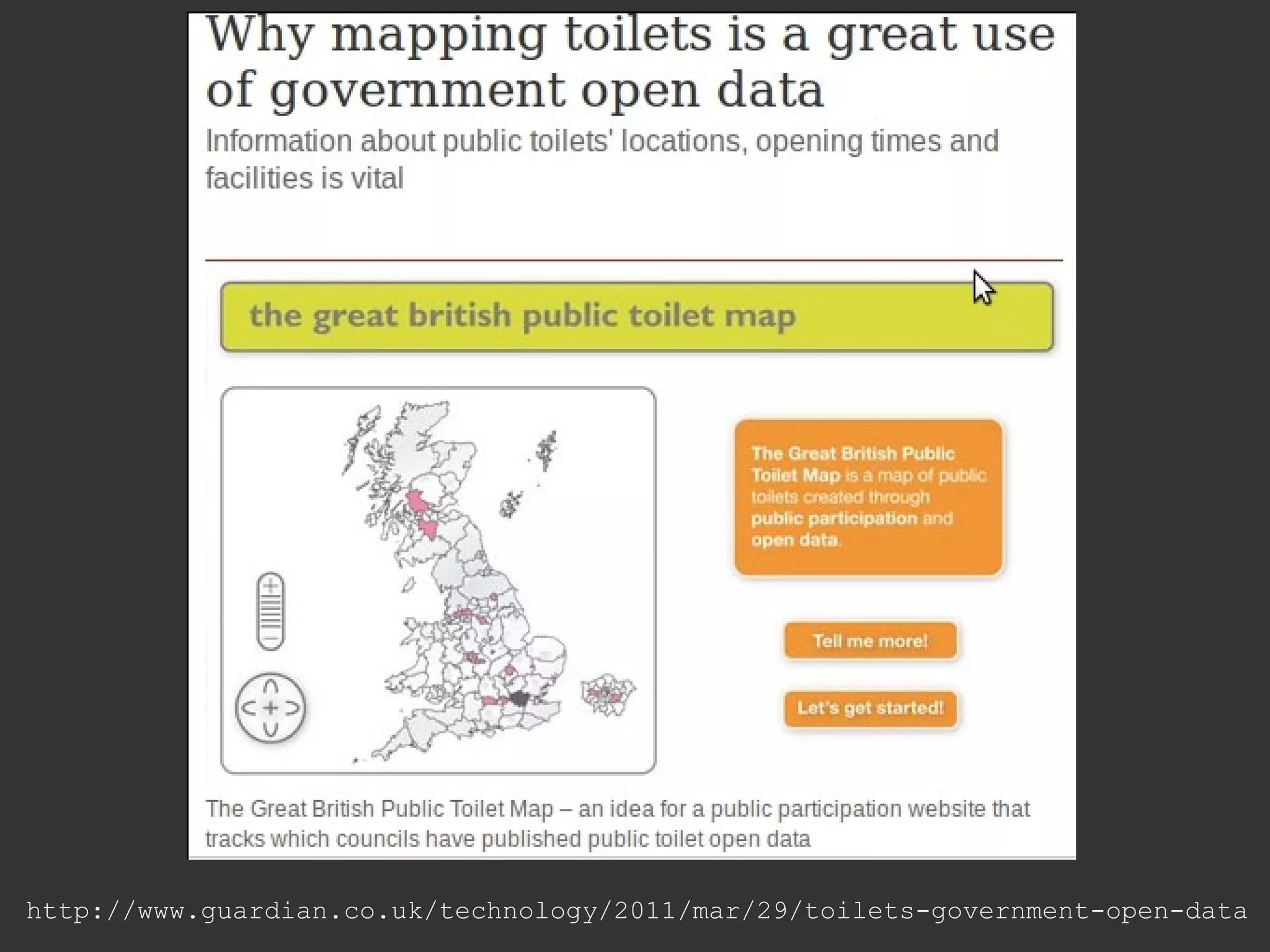 http://www.guardian.co.uk/technology/2011/mar/29/toilets-government-open-data
 