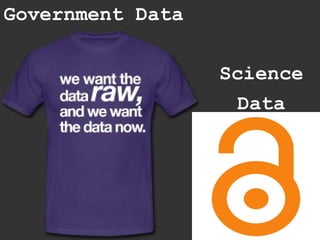 Government Data

                  Science
                    Data
 