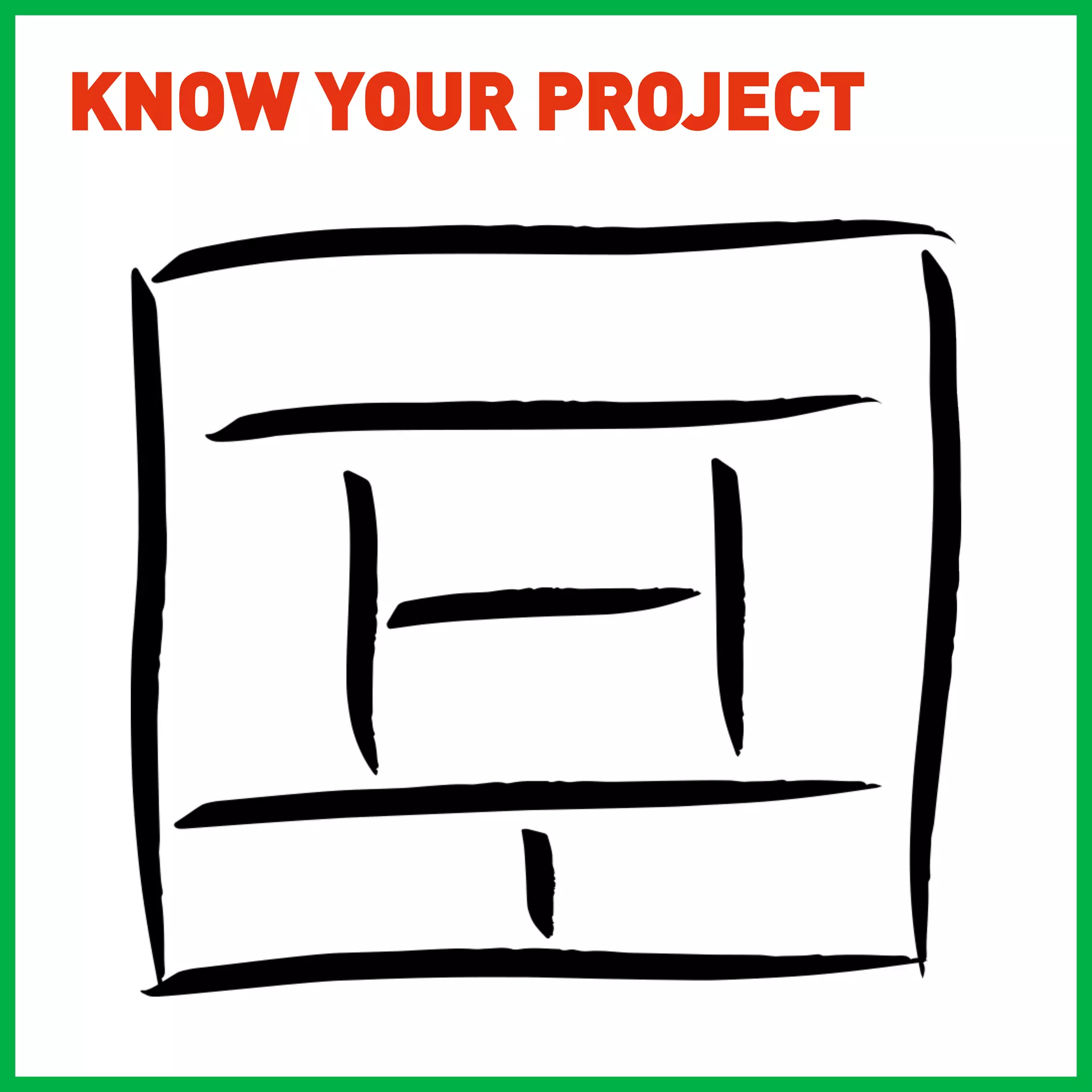 KNOW YOUR PROJECT
 