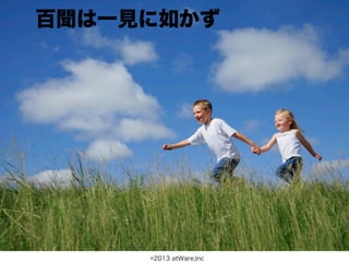 百聞は一見に如かず




     ©2013 atWare,Inc
 