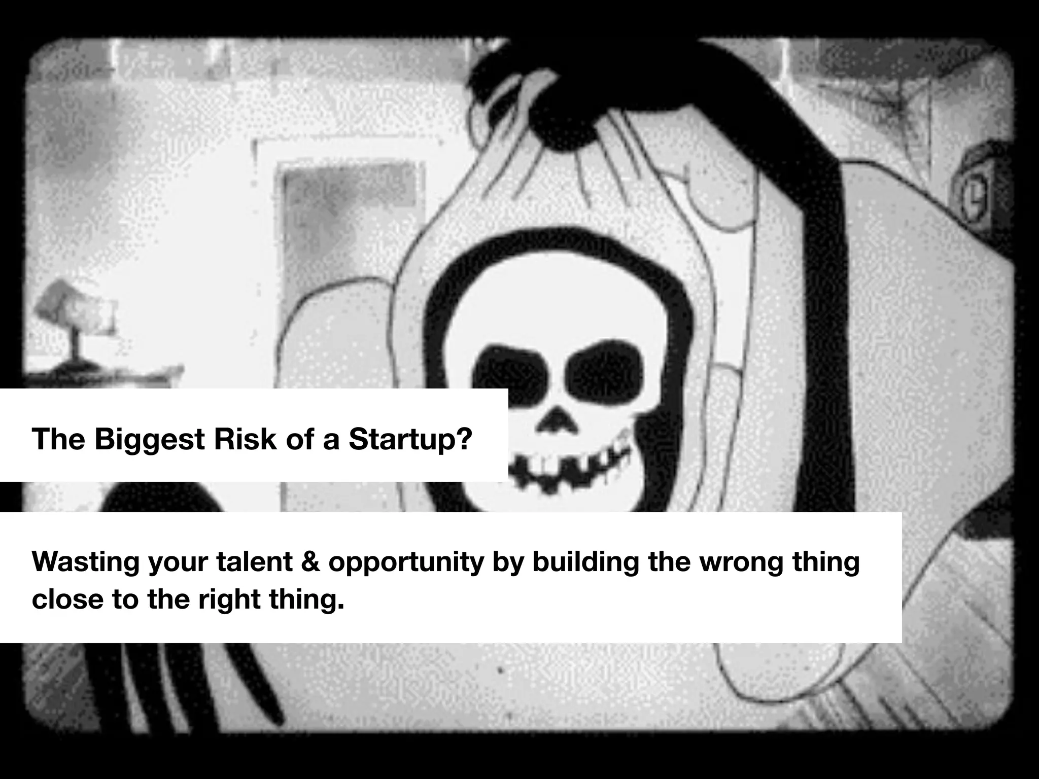 #emminvest – @andreasklinger
Wasting your talent & opportunity by building the wrong thing
close to the right thing.
The Biggest Risk of a Startup?
 