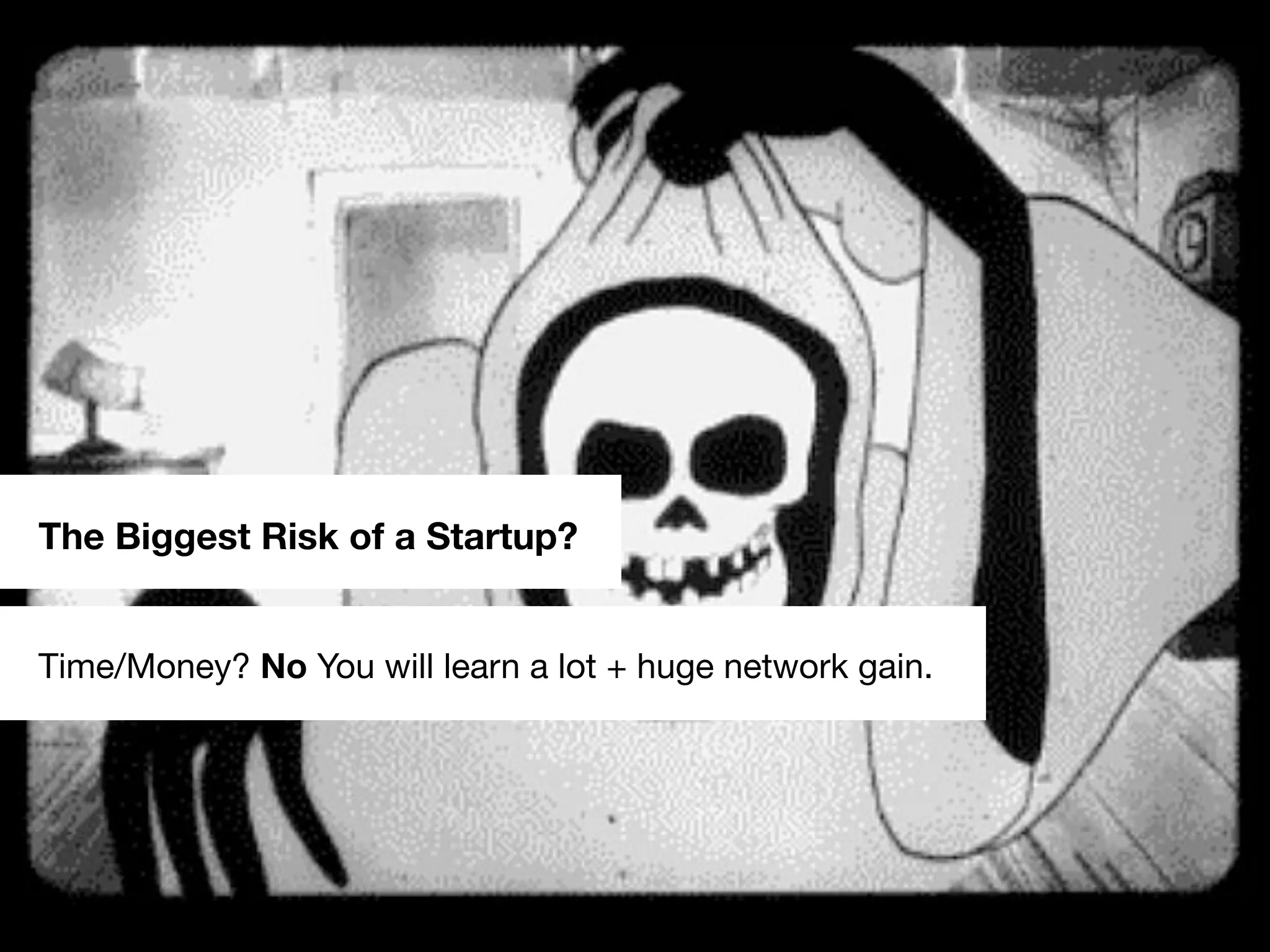#emminvest – @andreasklinger
The Biggest Risk of a Startup?
Time/Money? No You will learn a lot + huge network gain.
 