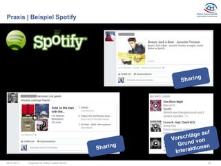 Praxis | Beispiel Spotify




26.03.2013   Copyright by Hutter Consult GmbH   28
 