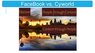 FaceBook vs. Cyworld
 