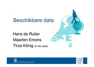 Beschikbare data

Hans de Ruiter
Maarten Emons
Tirza König (in de zaal)
 