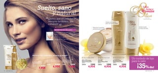 Suelto, sano                                                                                                                                                                        I love
                                                                                                                                                                                                                   Woman
                                                                                                                                                                                                                          being a
                                       y natural                                                                                                                                                    
                                                                                                                                                                                                                         th
                                                                                                                                                                                                                        March

                                                “       Quiero que mi pelo luzca                                                                                                                                           8 de Marzo
                                                                                                                                                                                                                      Me encanta ser Mujer

                                                        siempre fantástico, ¡sin                                                                                 Limpia y protege tu




                                                                           ”
                                                        esfuerzo!                                                                                                pelo con Leche y Miel


                                                                                                                                         Nutrición y suavidad                                                Suaviza tu pelo
                                                                                                                                         profunda para tu pelo                                               y lo llena de brillo
                                                                    SECRETOS DE BELLEZA
                                                                   Utiliza siempre un Turbante Toalla cuando
                                                                   apliques la mascarilla y después del aclarado.
                                                                   Absorbe el exceso de agua del pelo antes
                                                                   de secar con el secador.
                                                                   (Encuéntralo en la pag.119).

                                                                                                                                                                  







                 
                         Completa tu tratamiento capilar con los
                         PRODUCTOS CORPORALES MILK & HONEY
                          Milk & Honey Gold
                         Moisturising
                                                     Milk & Honey Gold
                                                    Softening Hand Lotion
                                                                                    Milk & Honey
                                                                                   Deluxe Body Sponge
                                                                                                                     Milk & Honey Gold
                                                                                                                    Hair Mask
                                                                                                                                                   Milk & Honey Gold
                                                                                                                                                  Shampoo
                                                                                                                                                                               Milk & Honey Gold
                                                                                                                                                                              Conditioner               Un cuidado de lujo
                     
                         Shower Cream
                         Gel Baño y Ducha
                                                    Loción Ultra-Hidratante
                                                    Manos Milk & Honey Gold
                                                                                   Esponja Corporal
                                                                                   Milk & Honey Gold
                                                                                                                    Mascarilla de Pelo
                                                                                                                    Milk & Honey Gold
                                                                                                                                                  Champú
                                                                                                                                                  Milk & Honey Gold
                                                                                                                                                                              Acondicionador
                                                                                                                                                                              Milk & Honey Gold         para tu pelo

                                                                                                                                                                                                            ¡35% dto!
                         Milk & Honey Gold          150 ml.                        7.5 x 8 cm. Accesorio.           250 ml.                       200 ml.                     200 ml.
                         200 ml.                    15983            8,95€         15891             5,00€          24734           7,95€         22624           7,95€       22625          7,95€
                         15579           9,95€                 6,95€                             3,95€                         4,95€                        4,95€                        4,95€
                                    7,95€
16   aseo personal                                                                                                                                                                                                         aseo personal      17
 