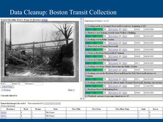 Data Cleanup: Boston Transit Collection
 